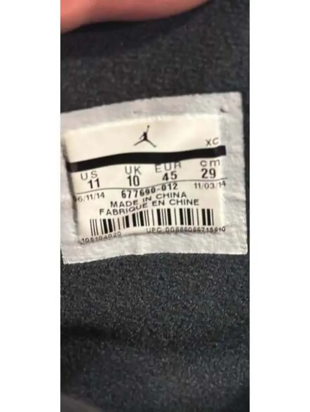 Nike Air Jordan 1 High OG 4lab1 Reflect-Silver 2014 [677690-012] Size 11